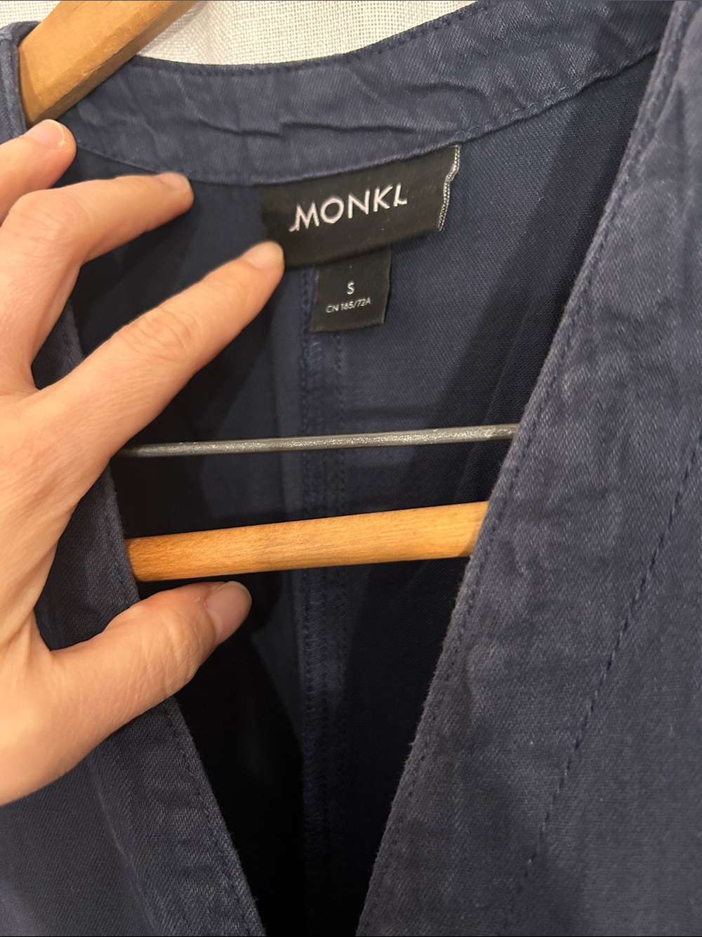 Navy Short-Sleeve Utility Jumpsuit - Picture 3 of 3